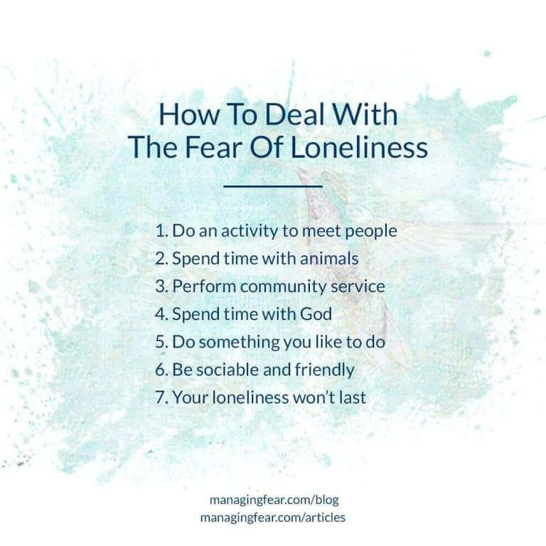 How To Deal With The Fear Of Loneliness