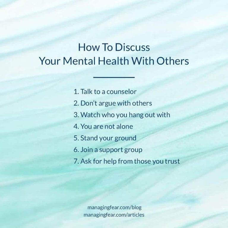 How To Discuss Your Mental Health With Others