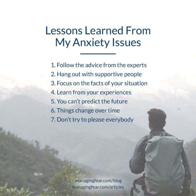 Lessons Learned From My Anxiety Issues