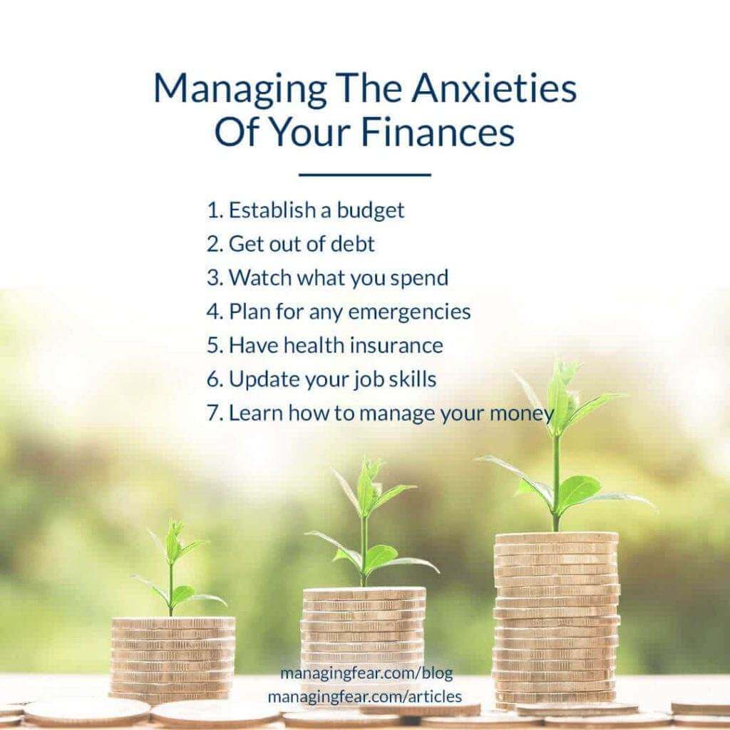 Managing The Anxieties Of Your Finances