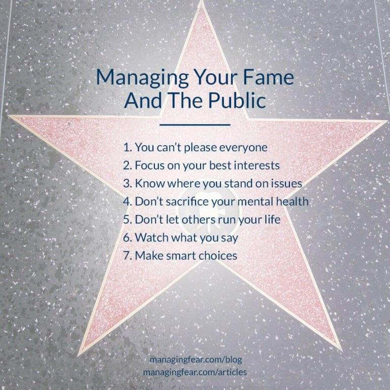 Managing Your Fame And The Public