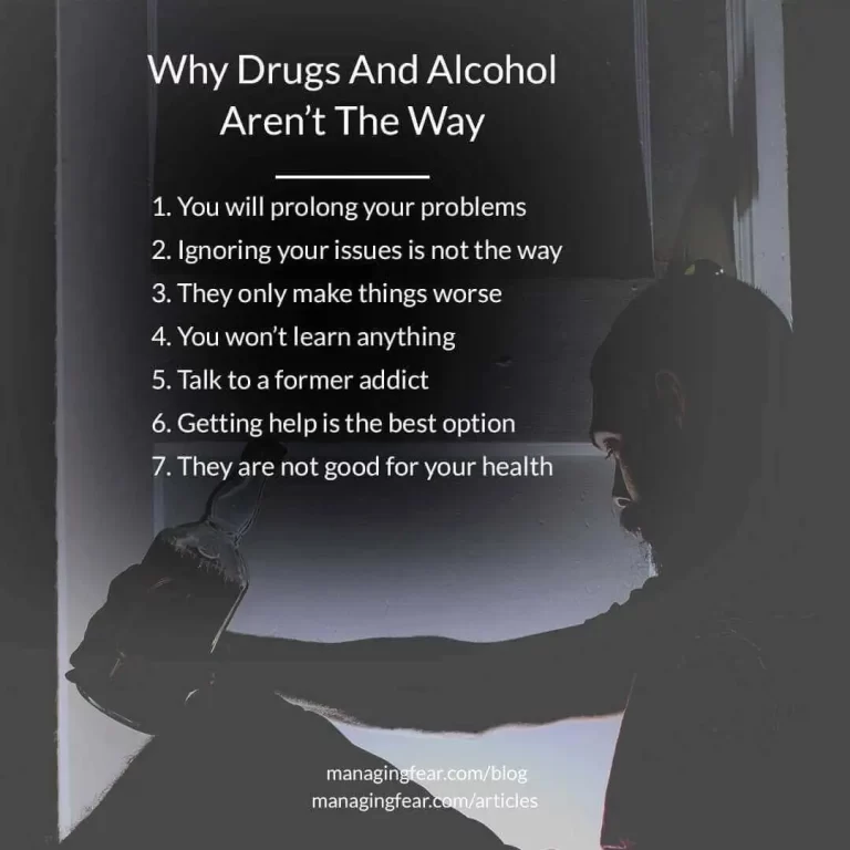 Why Drugs And Alcohol Are Not The Way