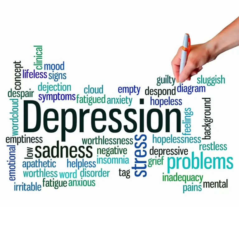 Image illustrating key warning signs of depression for awareness and early detection
